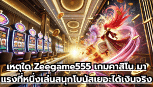 เหตุใด Zeegame555 เกมคาสิโน มาแรงที่หนึ่ง เล่นสนุก โบนัสเยอะ ได้เงินจริง